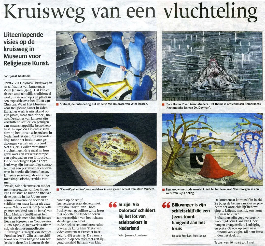Kruisweg van een vluchteling • Brabants Dagblad