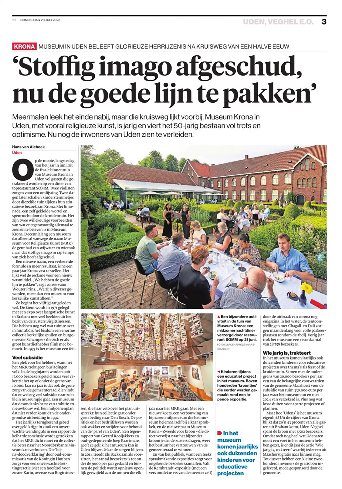 'Stoffig imago afgeschud, nu de goede lijn te pakken' • Brabants Dagblad